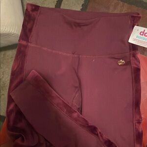 Kids Maroon Leggings
